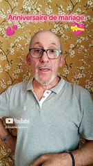 Anniversaire de mariage et bouquet de fleurs