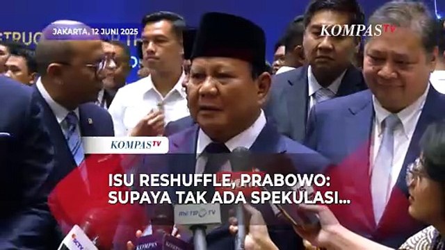 Blak-blakan! Presiden Prabowo Jawab Isu Reshuffle Kabinet: Menteri-Menteri Saya Bekerja dengan Baik