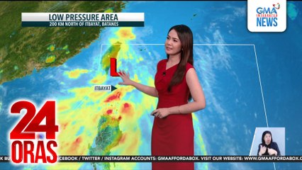 PAGASA - LPA sa loob ng PAR, tumaas ang tsansang maging bagyo | 24 Oras