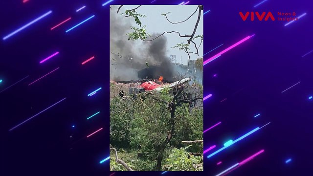 [BREAKING NEWS] Detik-detik Pesawat Berisi 242 Orang Jatuh