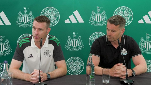 McManus and Given on Celtic - Newcastle pre season friendly