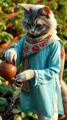 A Cat's Farming TaleLife on the Farm #cat #cartooncat #funny #cartoon #catshorts  #intellitoon