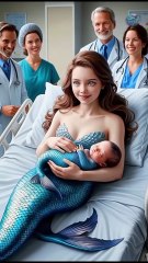 The Mermaid Successfully Gave Birth to a Baby Mermaid __ #mermaidsjourney