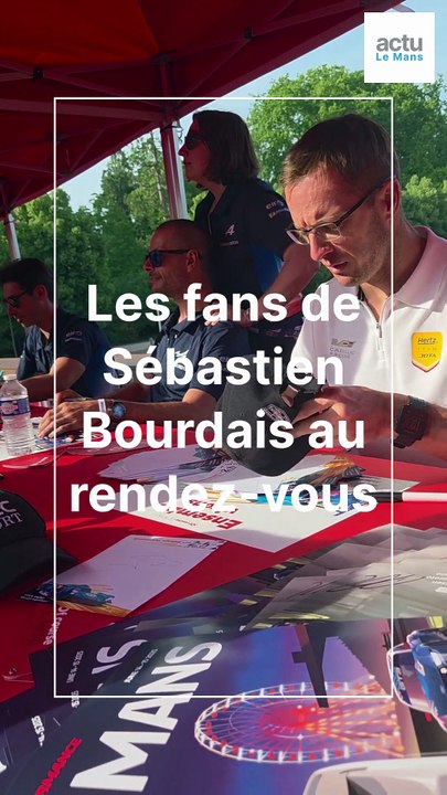 24 Heures du Mans : les fans de Sébastien Bourdais, célèbre pilote de Sarthe, répondent présents