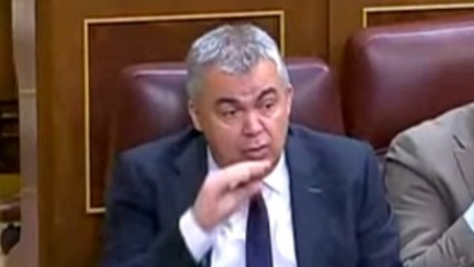 Santos Cerdán amenaza a un diputado del PP: "Me lo dices fuera"