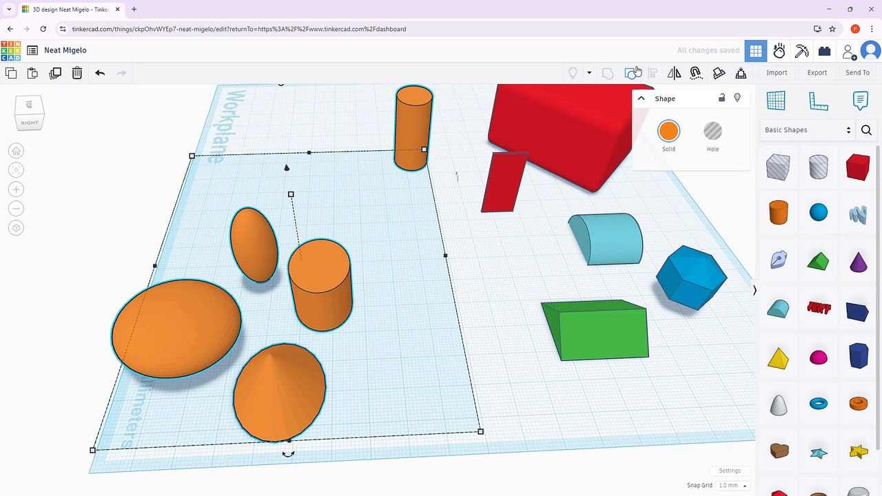 Tinkercad 22 Using Group Hierarchy