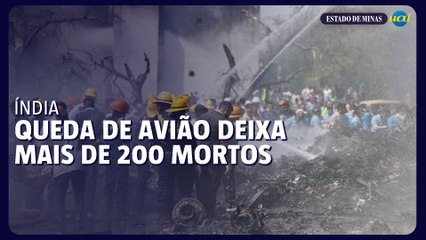 Queda de avião da Air India deixa pelo menos 200 mortos
