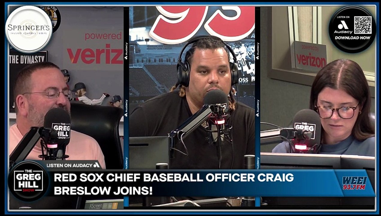 Is Devers (in field) "ready to go if needed"? Red Sox CBO Craig Breslow joins!
