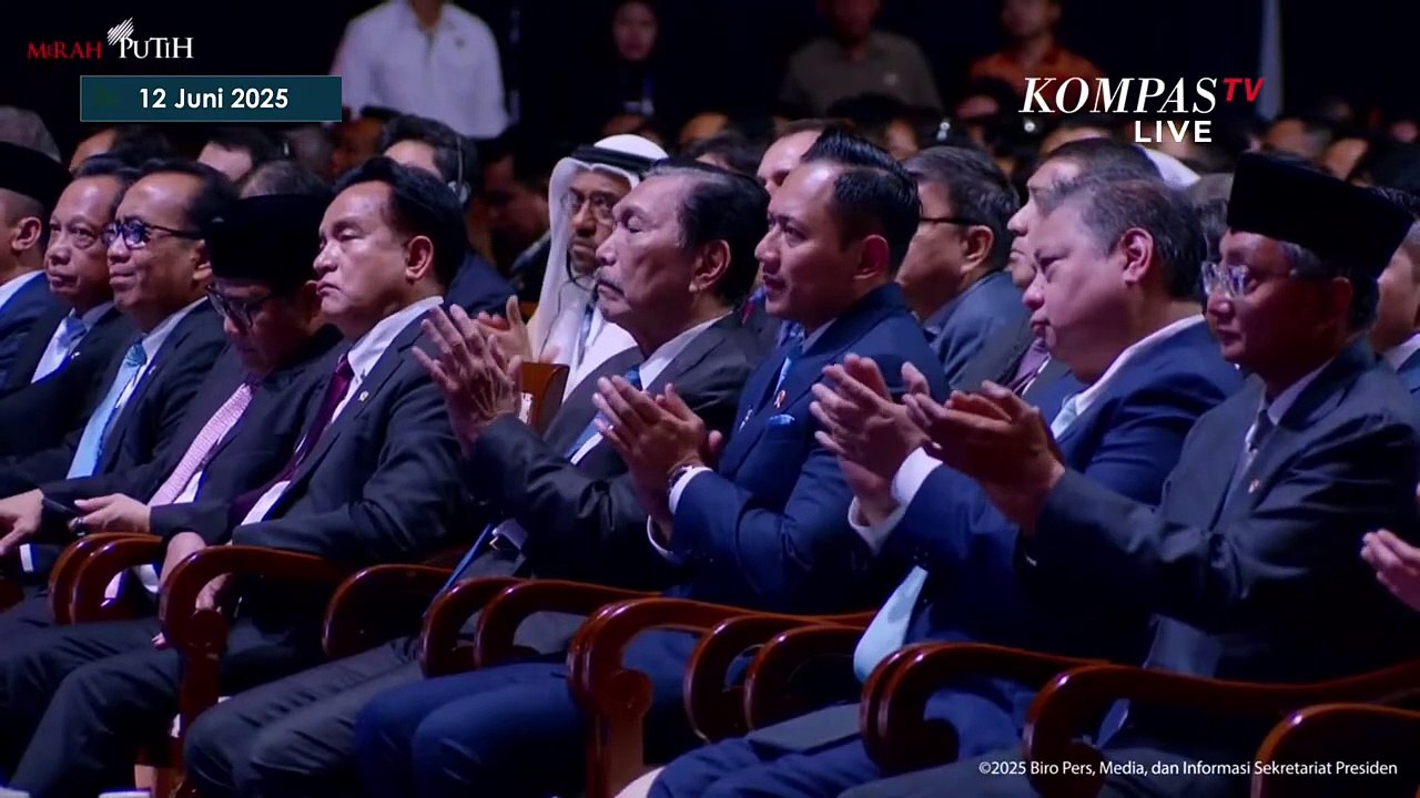 [FULL] Pidato Prabowo di Konferensi Infrastruktur: Bicara Giant Sea Wall hingga singgung Era Jokowi