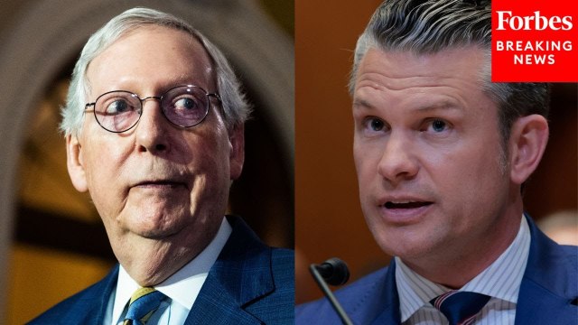 'Who Is The Aggressor?': Mitch McConnell Talks To Pete Hegseth About Russian War With Ukraine