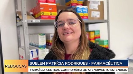 Farmácia Central de Rebouças amplia horário de ate
