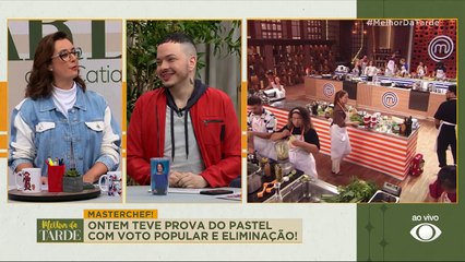Catia Fonseca participa de prova no MasterChef 2025: "Foi de supetão" | Melhor da Tarde