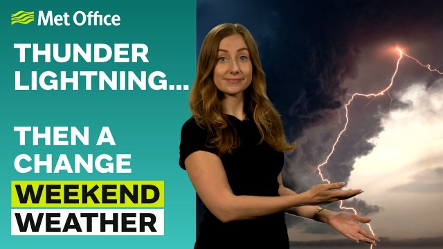 Weekend weather 12/06/2025 – Thunderstorm warnings for the weekend