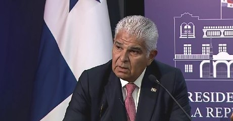Mulino pide a la embajada de EEUU 'que se abstenga de hacer pronunciamientos' sobre decisiones que toma Panamá