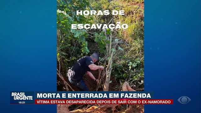 Matou e enterrou a ex-namorada: suspeito é preso