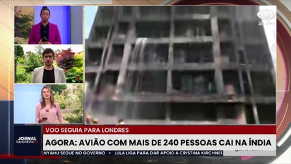 Avião com mais de 200 pessoas cai na Índia