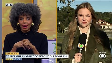 Frente fria: cidades do RS registram temperaturas abaixo de 0ºC