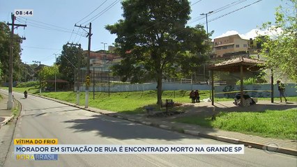Morador em situação de rua morre vítima do frio na Grande SP