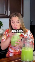 What would happen to a womans body if she drank pineapple and cucumber everyday for 2 weeks #health