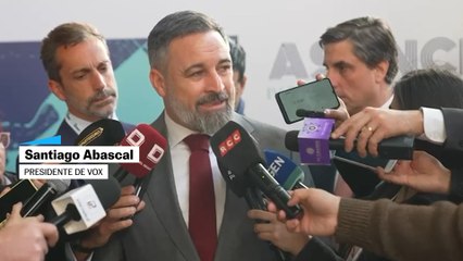 Abascal apela a los partidos políticos a presentar una moción de censura contra el Gobierno: