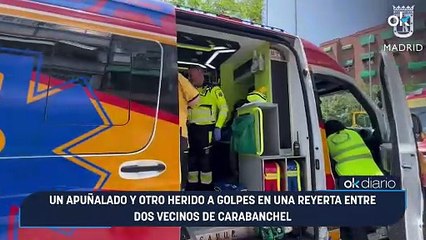 Un apuñalado y otro herido a golpes en una reyerta entre dos vecinos de Carabanchel