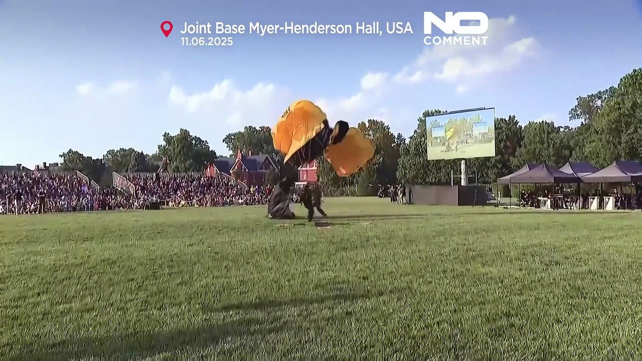 Military show 'Twilight Tattoo' draws crowds as US Army prepares for parade