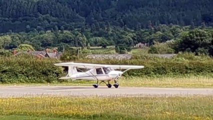 Aberystwyth school pupil Justin Bennett takes to the sky in a plane and a glider