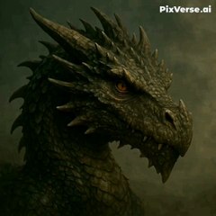 Dragon Attack with fire breathing