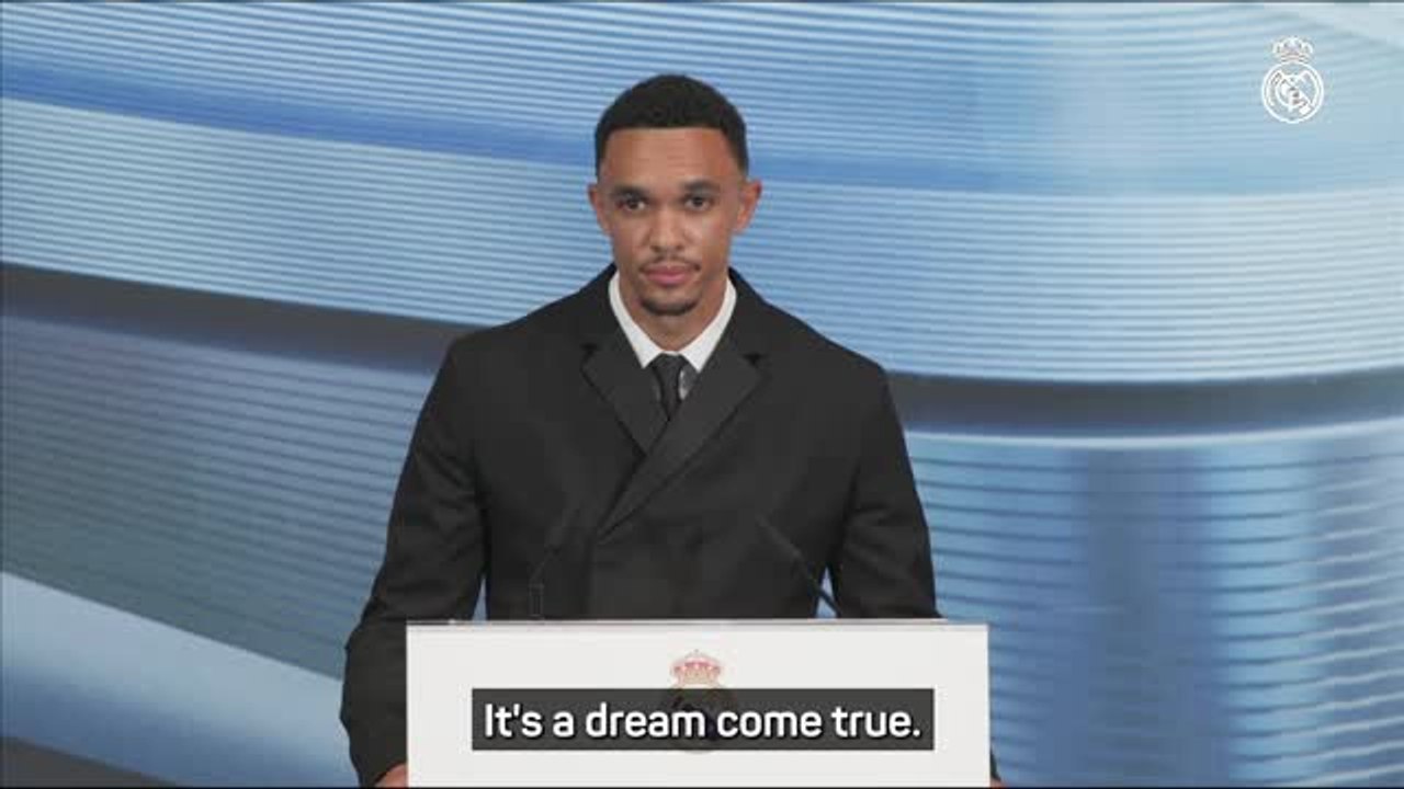 Trent Alexander-Arnold reveals fluent Spanish at Real Madrid unveiling