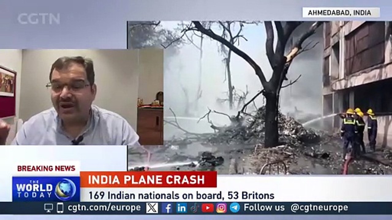 India plane crash: "When I reached the spot, I saw a chaotic scene"