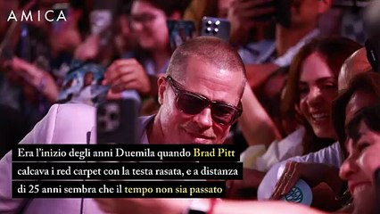 Brad Pitt con i capelli rasati ha di nuovo 30 anni