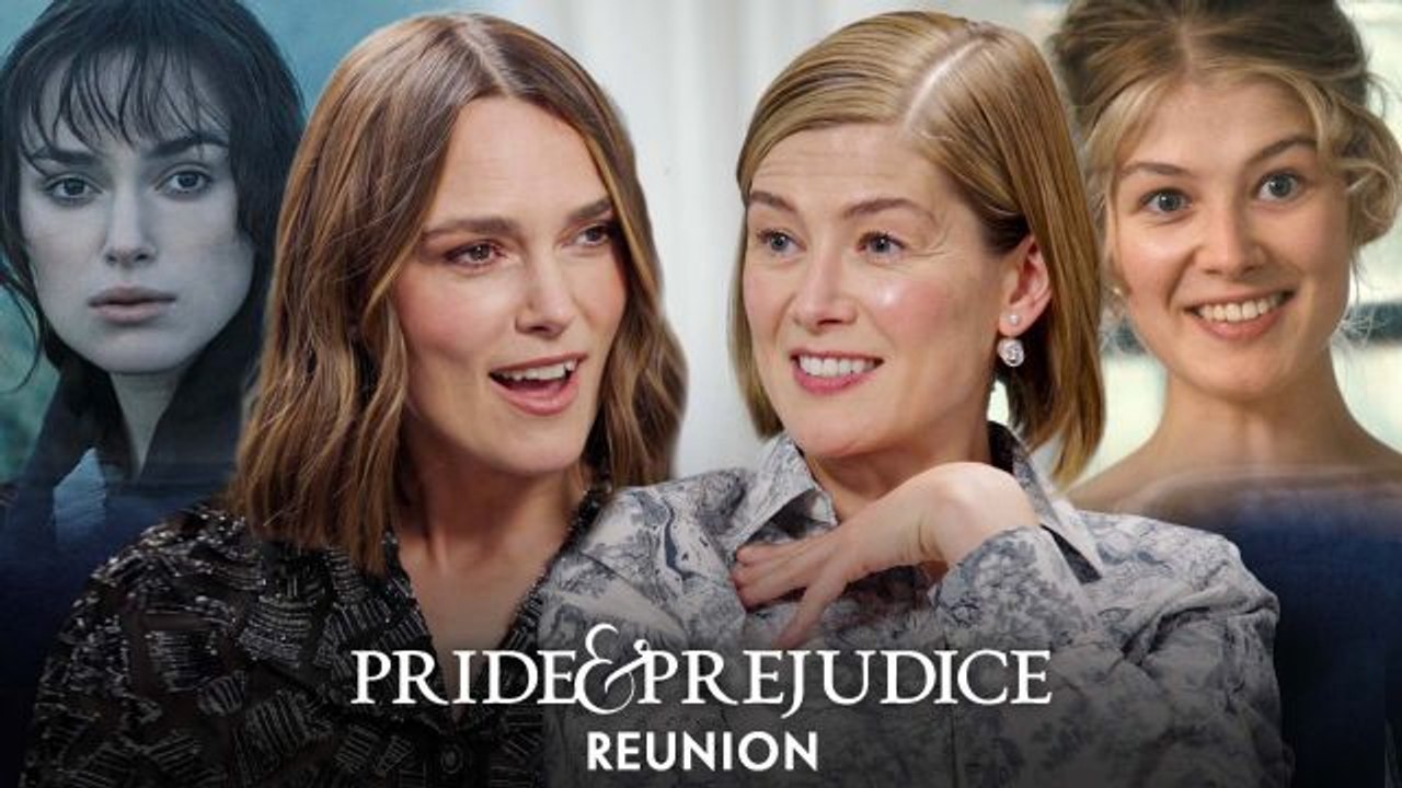 Keira Knightley & Rosamund Pike Reunite 20 Years After 'Pride & Prejudice'