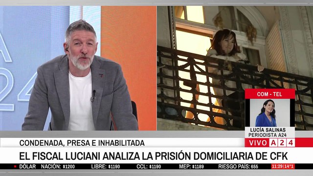 🔴 CRISTINA KIRCHER CONDENADA: EL FISCAL LUCIANI ANALIZA LA PRISIÓN DOMICILIARIA