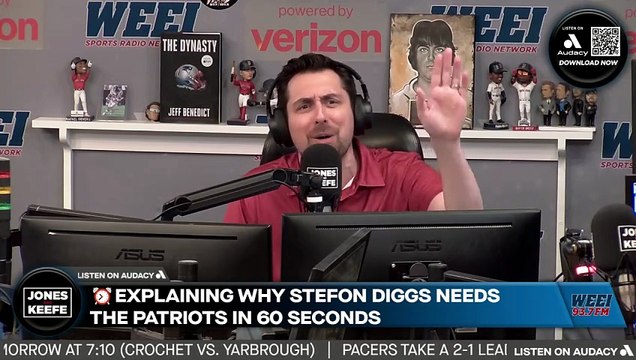 Jones & Keefe: Jones explains why Stefon Diggs needs the Patriots in 60 seconds
