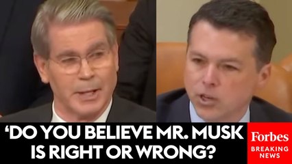 Brendan Boyle Reads Musk's Brutal Tweets About GOP Budget Out Loud To Treasury Secretary Bessent