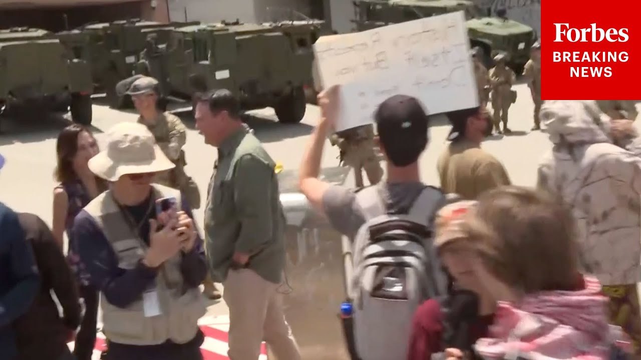 Anti-ICE Protests Continue In Los Angeles, California