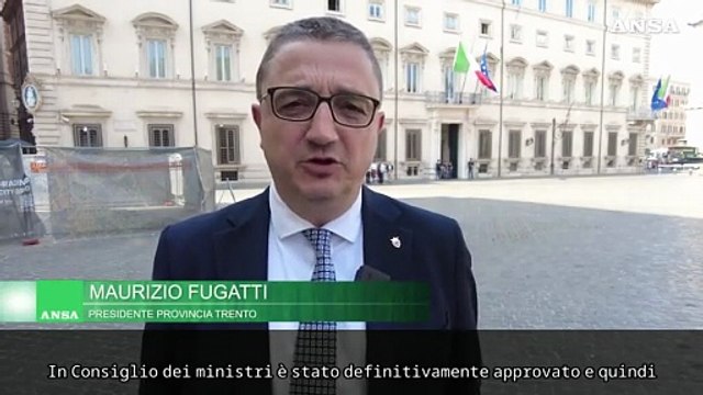 Trentino-Alto Adige piu' autonomo, Cdm riforma lo statuto