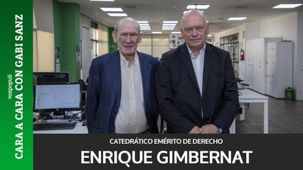 Enrique Gimbernat: "En cualquier país de Europa habría elecciones inmediatamente"