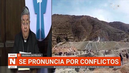 IGLESIA CATÓLICA SE PRONUNCIA POR CONFLICTOS