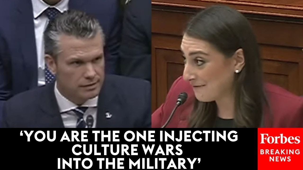 Sara Jacobs, Pete Hegseth Clash Over Transgender Troops In The Military