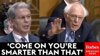 Bernie Sanders Unleashes On Sec. Bessent Over Trump's Tax Cuts For 'Multibillionaires'
