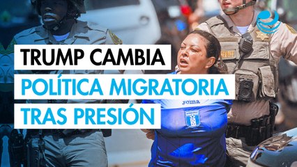 Trump cambia política migratoria tras presión