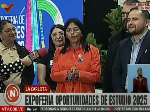 Vpdta. Rodríguez: Asistencia de estudiantes a la Expoferia incrementó un 94% en relación al año pasado