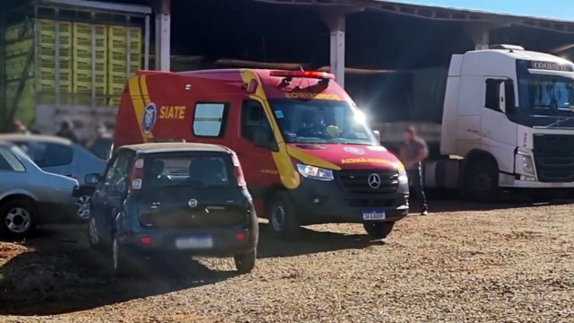 Siate é acionado para atender pessoa ferida em empresa nas margens da BR-277