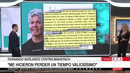 💬 AVANZA EL JUICIO CONTRA MAKINTACH: QUÉ DIJO FERNANDO BURLANDO