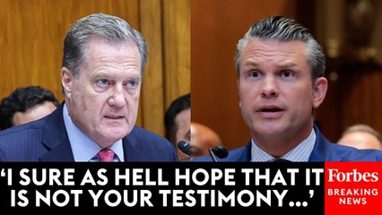 Turner Gives Hegseth Chance To Say DOD Doesn't Have Plans To Invade Greenland, He Declines