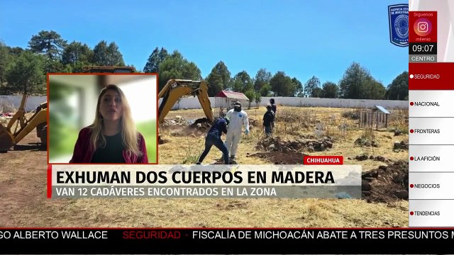 Exhuman dos cuerpos en Madera, Chihuahua; suman 12 cadáveres sepultados clandestinamente
