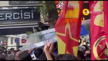 Ankara’da Filistin protestosu: Çok sayıda gözaltı var