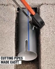 The easiest way to cut pipes!!😍