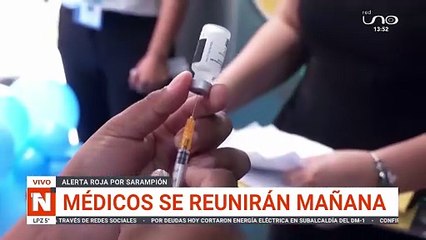 MÉDICOS SE REUNEN MAÑANA ANTE ALERTA DE SARAMPIÓN